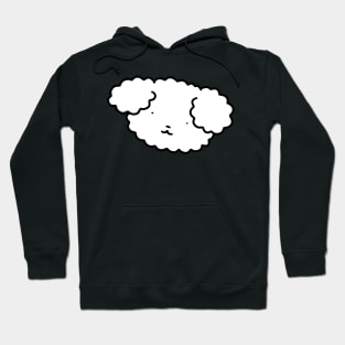 Fluffy Dog Face Hoodie